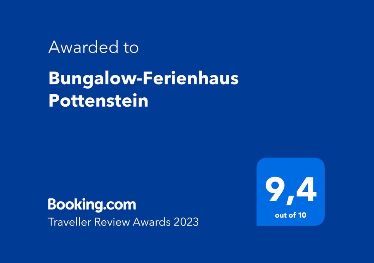 Bungalow-Ferienhaus Pottenstein Eksteriør bilde
